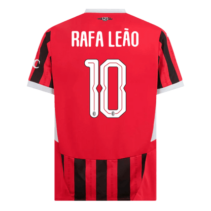 RAFA LE?O #10 AC Milan Home  Soccer Jersey 2024/25 - UCL footmaillots.fr
