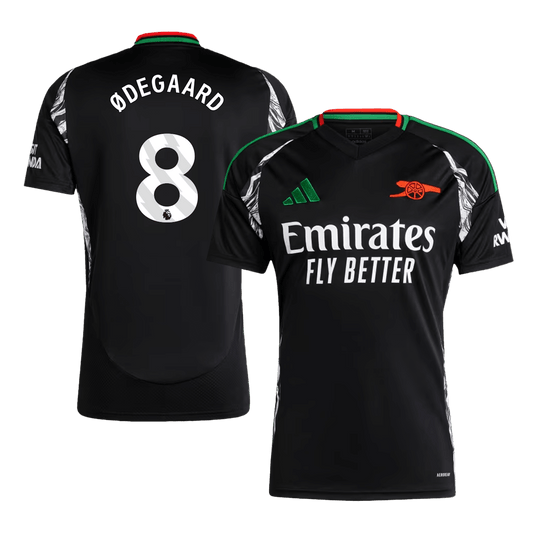 ØDEGAARD #8 Arsenal Away  Soccer Jersey 2024/25 footmaillots.fr