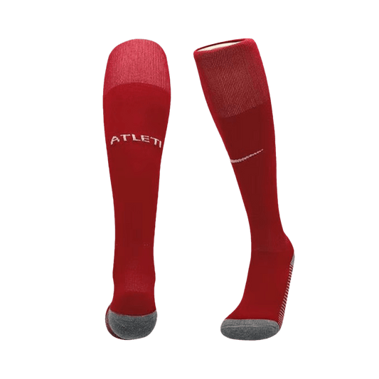 Atletico Madrid Home Soccer Socks 2024/25 footmaillots.fr