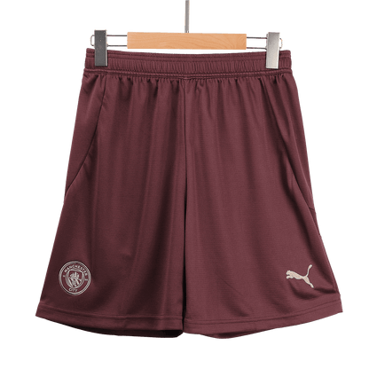 Manchester City Third Away Soccer Shorts 2024/25 footmaillots.fr