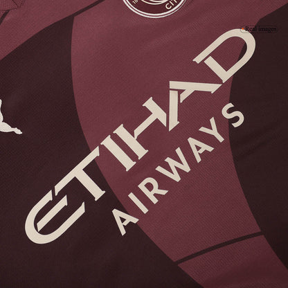 DE BRUYNE #17 Manchester City Third Away  Soccer Jersey 2024/25 footmaillots.fr