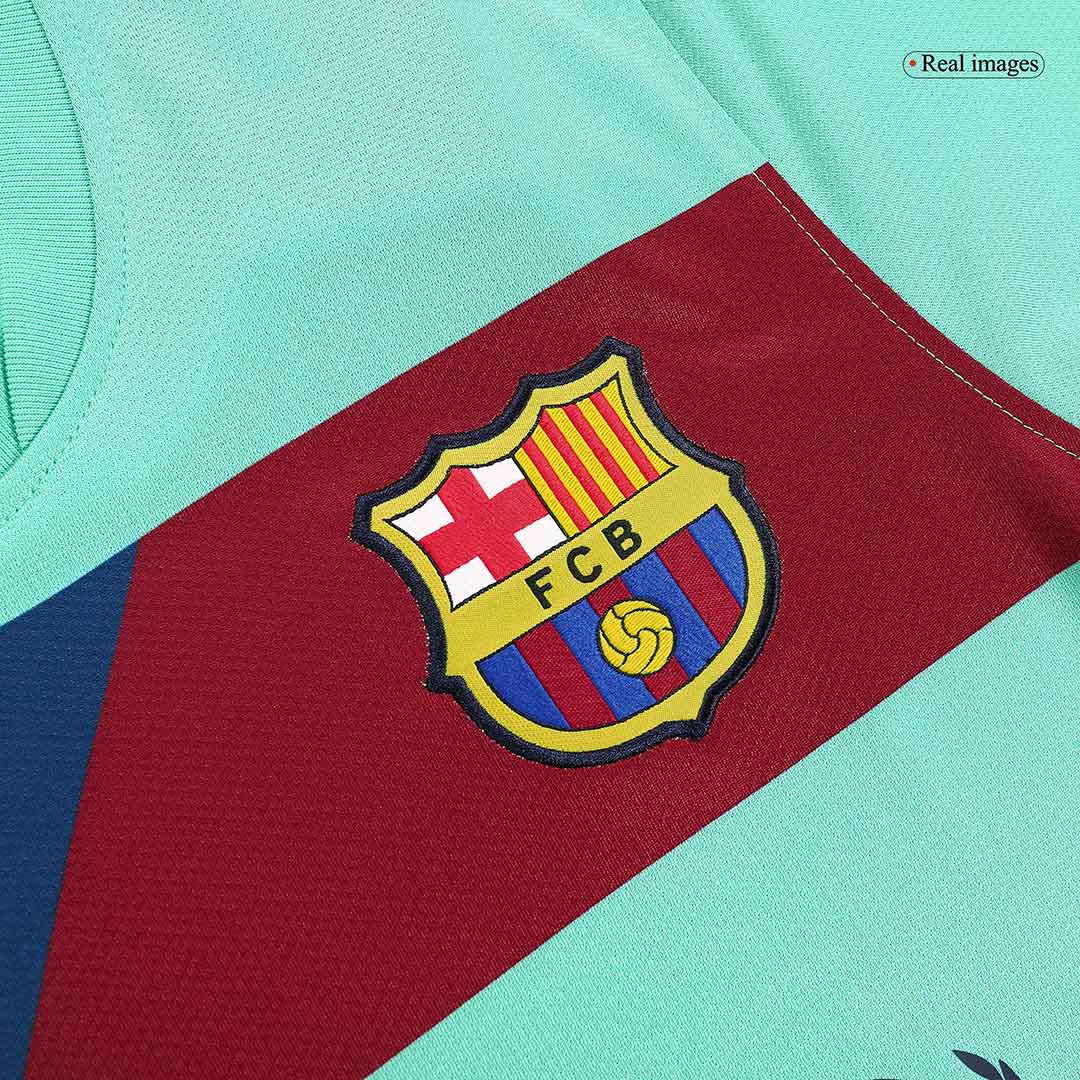 Retro DAVID VILLA #7 2010/11 Barcelona Away  Soccer Jersey footmaillots.fr