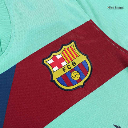Retro DAVID VILLA #7 2010/11 Barcelona Away  Soccer Jersey footmaillots.fr