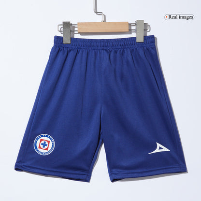 Kid's Cruz Azul Third Away  Soccer Jersey Kit(Jersey+Shorts) 2024/25 footmaillots.fr