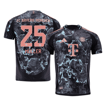 Player Version MÜLLER #25 Bayern Munich Away  Soccer Jersey 2024/25 footmaillots.fr