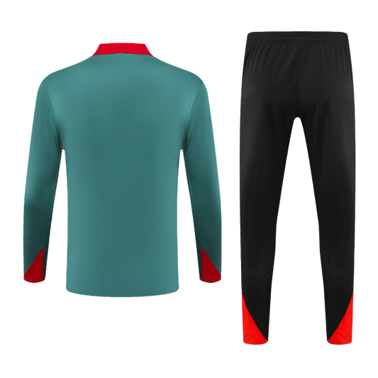 Liverpool Zipper Sweatshirt Kit(Top+Pants) 2024/25 footmaillots.fr