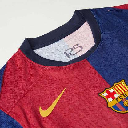 Player Version Barcelona Home  Soccer Jersey 2024/25 - COLDPLAY footmaillots.fr