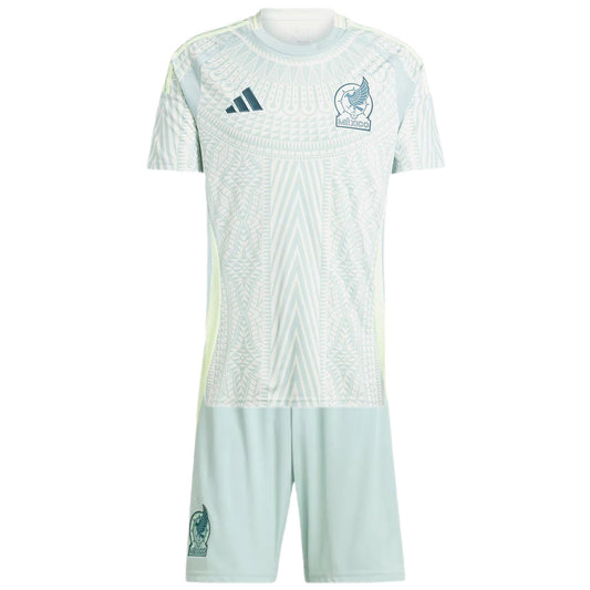 Kid's Mexico Away Jerseys Kit(Jersey+Shorts) Copa América 2024 footmaillots.fr