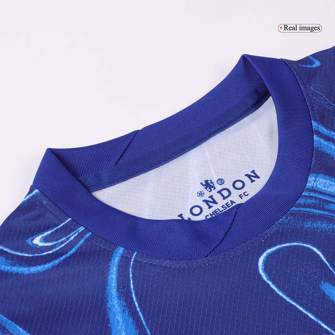 Kid's Chelsea Home  Soccer Jersey Kit(Jersey+Shorts) 2024/25 footmaillots.fr