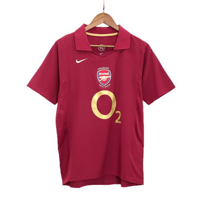Retro HENRY #14 2005/06 Arsenal Home  Soccer Jersey footmaillots.fr