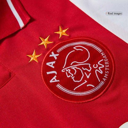 Ajax Home  Soccer Jersey 2024/25 footmaillots.fr