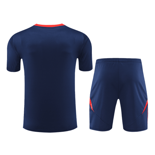 Manchester United Pre-Match  Soccer Jersey Kit(Jersey+Shorts) 2024/25 footmaillots.fr