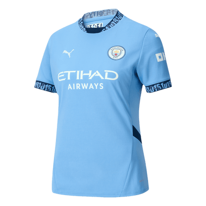 Women's Manchester City Home  Soccer Jersey 2024/25 footmaillots.fr