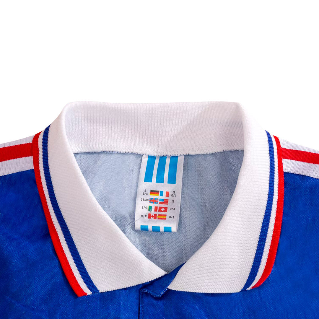 Retro 1994 France Home  Soccer Jersey footmaillots.fr