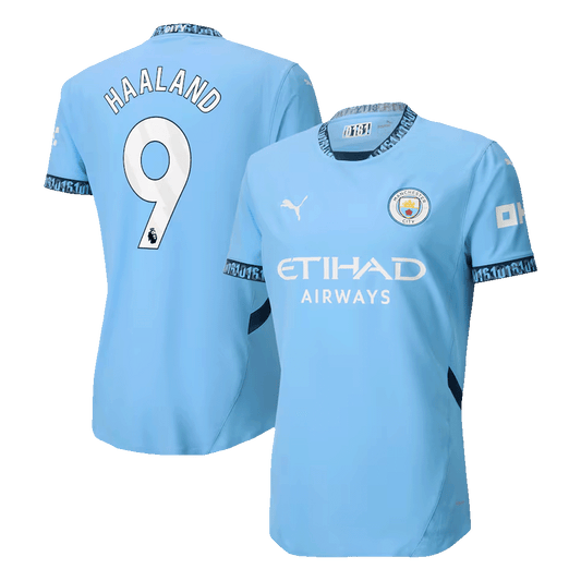 Player Version HAALAND #9 Manchester City Home  Soccer Jersey 2024/25 footmaillots.fr