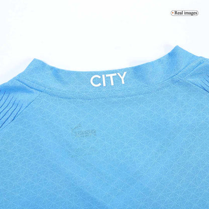 Player Version HAALAND #9 Manchester City Home  Soccer Jersey 2023/24 footmaillots.fr