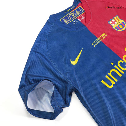 Retro A.INIESTA #8 2008/09 Barcelona Home  Soccer Jersey footmaillots.fr