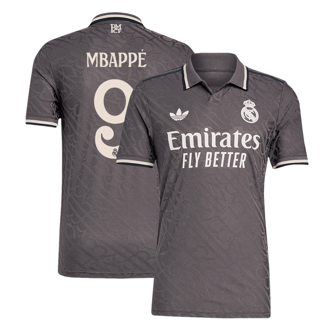 Player Version MBAPP? #9 Real Madrid Third Away  Soccer Jersey 2024/25 footmaillots.fr