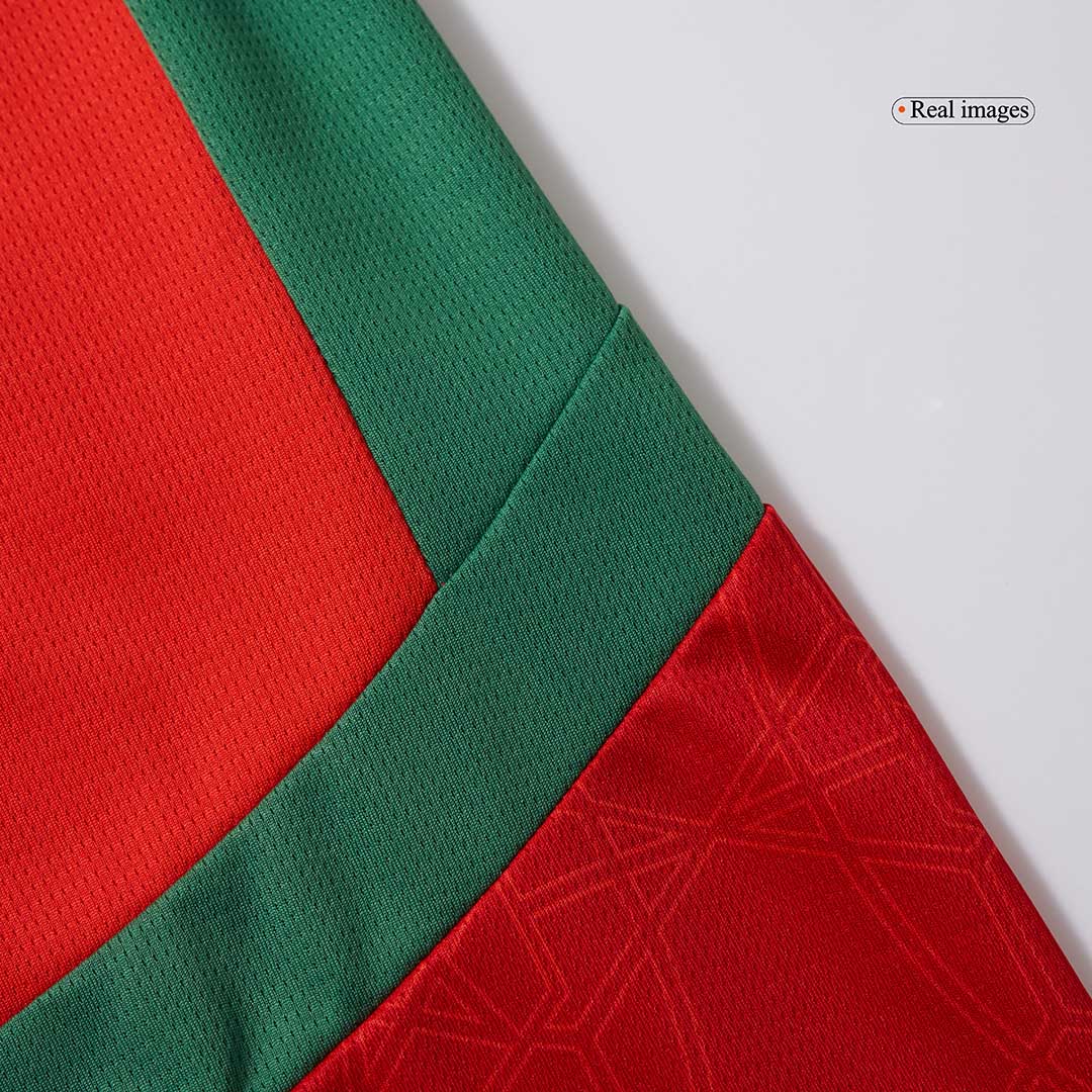 Morocco Home  Soccer Jersey 2024/25 footmaillots.fr