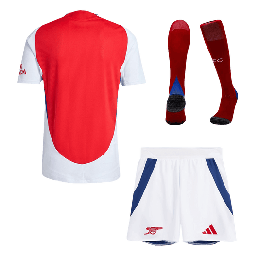 Player Version Arsenal Home  Soccer Jersey Kit(Jersey+Shorts+Socks) 2024/25 footmaillots.fr