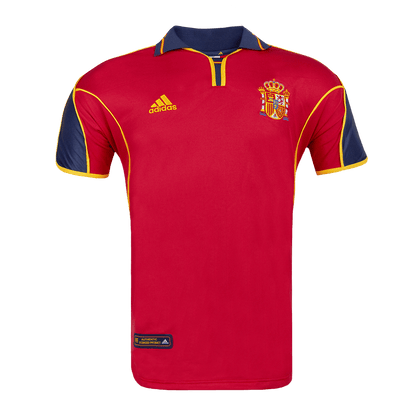 Retro 2000 Spain Home  Soccer Jersey footmaillots.fr