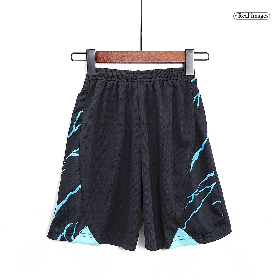 Kid's Manchester City Third Away  Soccer Jersey Kit(Jersey+Shorts) 2023/24 footmaillots.fr