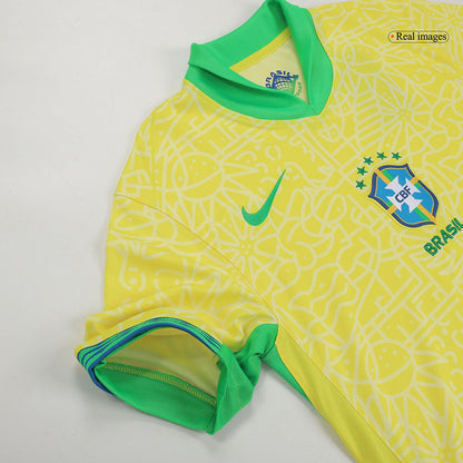 RAPHINHA #11 Brazil Home  Soccer Jersey Copa America 2024 footmaillots.fr