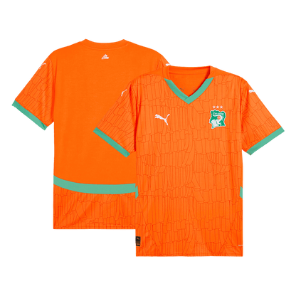 C?te d'Ivoire Home  Soccer Jersey 2024/25 footmaillots.fr