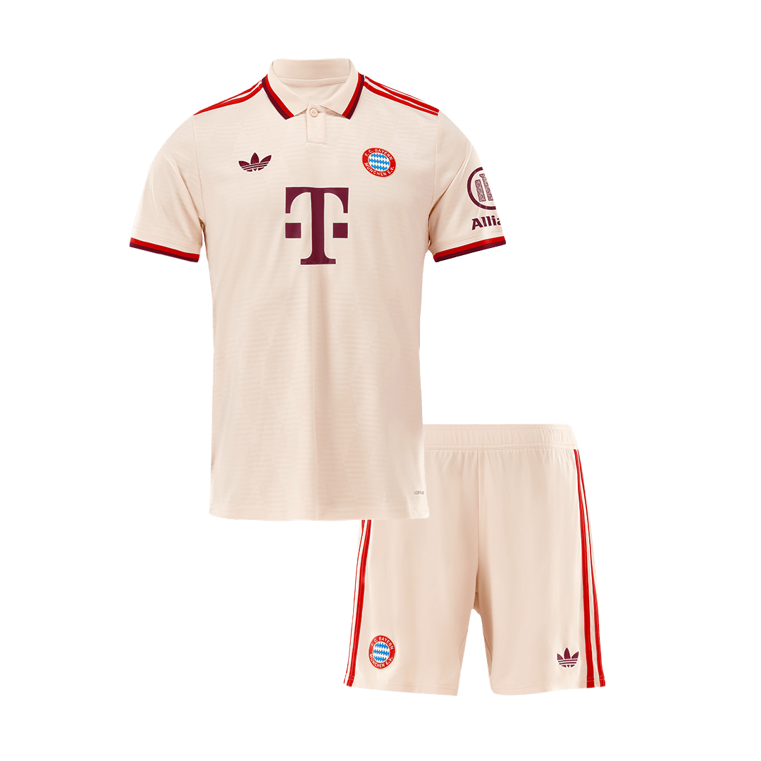 Kid's Bayern Munich Third Away  Soccer Jersey Kit(Jersey+Shorts) 2024/25 - UCL footmaillots.fr