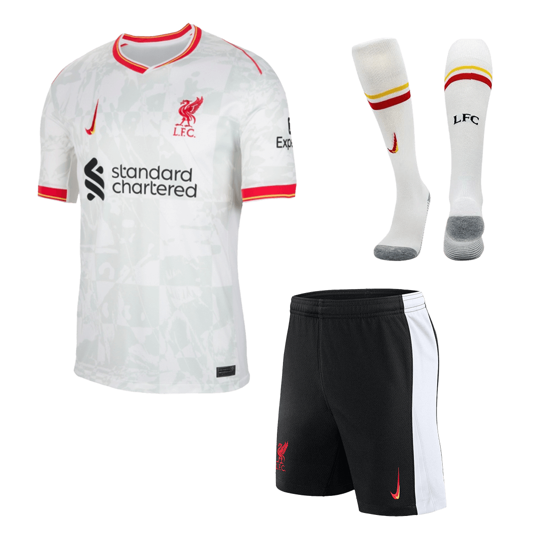 Liverpool Third Away  Soccer Jersey Kit(Jersey+Shorts+Socks) 2024/25 footmaillots.fr