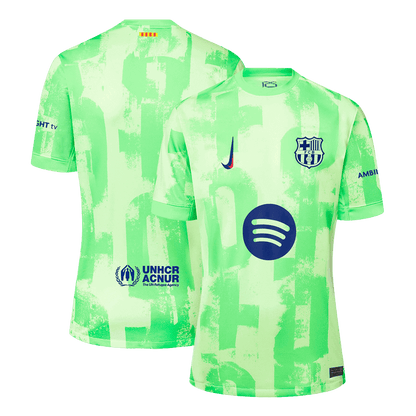 Barcelona Third Away  Soccer Jersey 2024/25 - (Spotify Logo Without Text) footmaillots.fr
