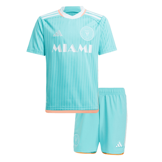 Kid's Inter Miami CF Third Away  Soccer Jersey Kit(Jersey+Shorts) 2024 footmaillots.fr