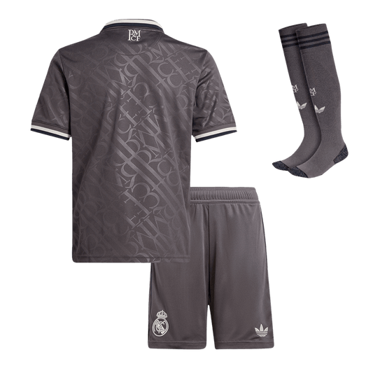 Kid's Real Madrid Third Away  Soccer Jersey Kit(Jersey+Shorts+Socks) 2024/25 footmaillots.fr