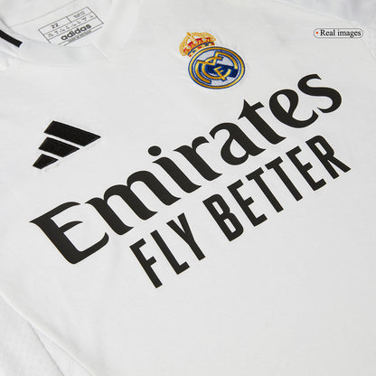 Kid's Real Madrid Home Soccer Jersey Kit(Jersey+Shorts) 2024/25 footmaillots.fr