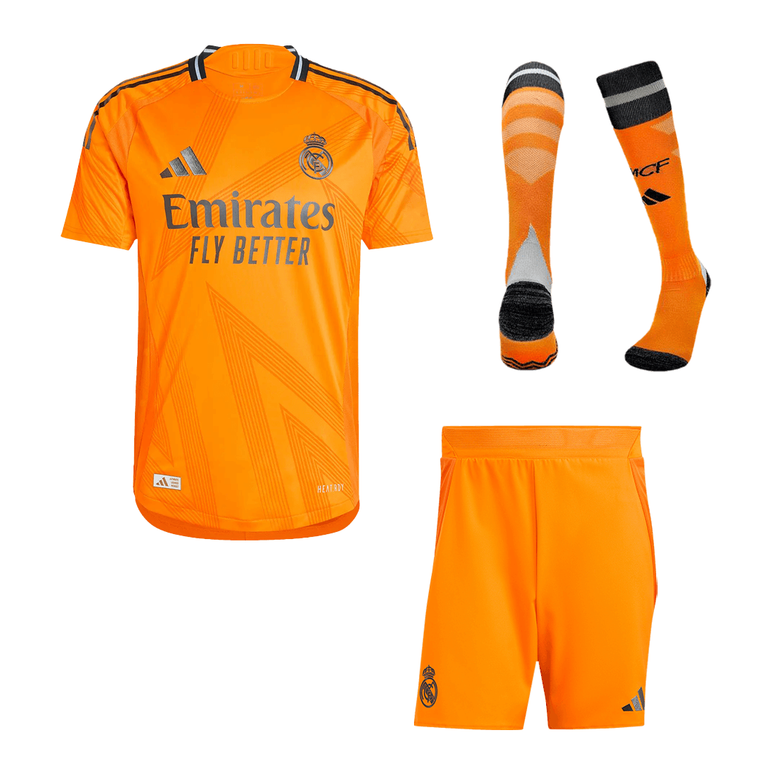 Player Version Real Madrid Away  Soccer Jersey Kit(Jersey+Shorts+Socks) 2024/25 footmaillots.fr