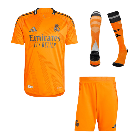 Player Version Real Madrid Away  Soccer Jersey Kit(Jersey+Shorts+Socks) 2024/25 footmaillots.fr