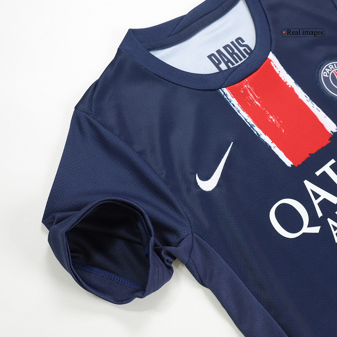 Kid's PSG Home Soccer Jersey Kit(Jersey+Shorts) 2024/25 footmaillots.fr