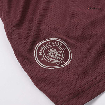 Kid's Manchester City Third Away  Soccer Jersey Kit(Jersey+Shorts+Socks) 2024/25 footmaillots.fr