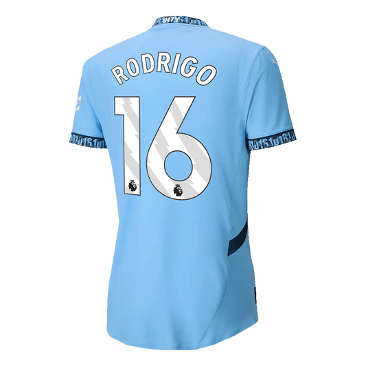 Player Version RODRIGO #16 Manchester City Home  Soccer Jersey 2024/25 footmaillots.fr