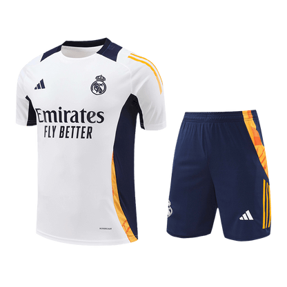 Real Madrid Pre-Match  Soccer Jersey Kit(Jersey+Shorts) 2024/25 footmaillots.fr