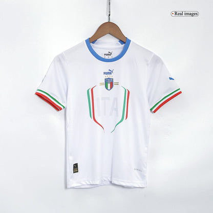 Kid's Italy Away  Soccer Jersey Kit(Jersey+Shorts) 2022 footmaillots.fr