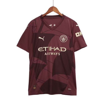 DE BRUYNE #17 Manchester City Third Away  Soccer Jersey 2024/25 footmaillots.fr