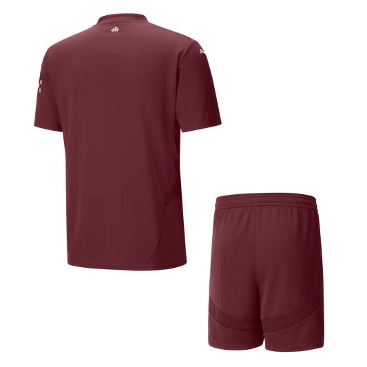 Manchester City Third Away  Soccer Jersey Kit(Jersey+Shorts) 2024/25 footmaillots.fr