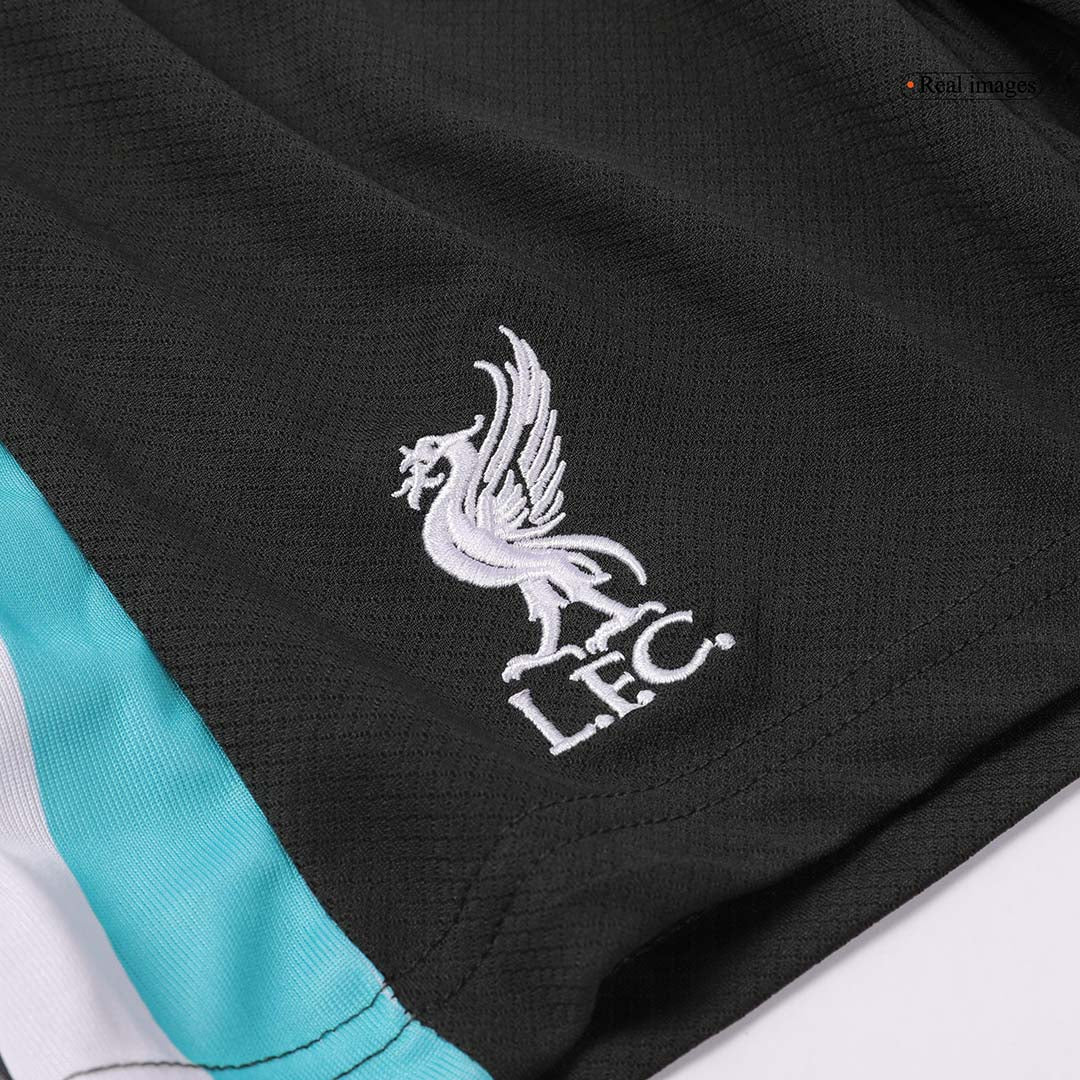 Kid's Liverpool Away  Soccer Jersey Kit(Jersey+Shorts+Socks) 2024/25 footmaillots.fr