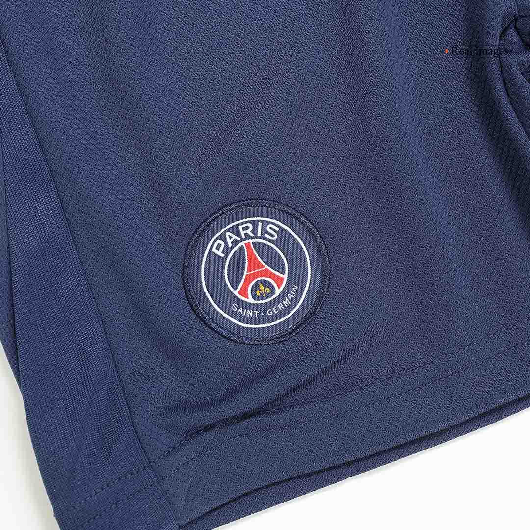 Kid's PSG Home Soccer Jersey Kit(Jersey+Shorts) 2024/25 footmaillots.fr