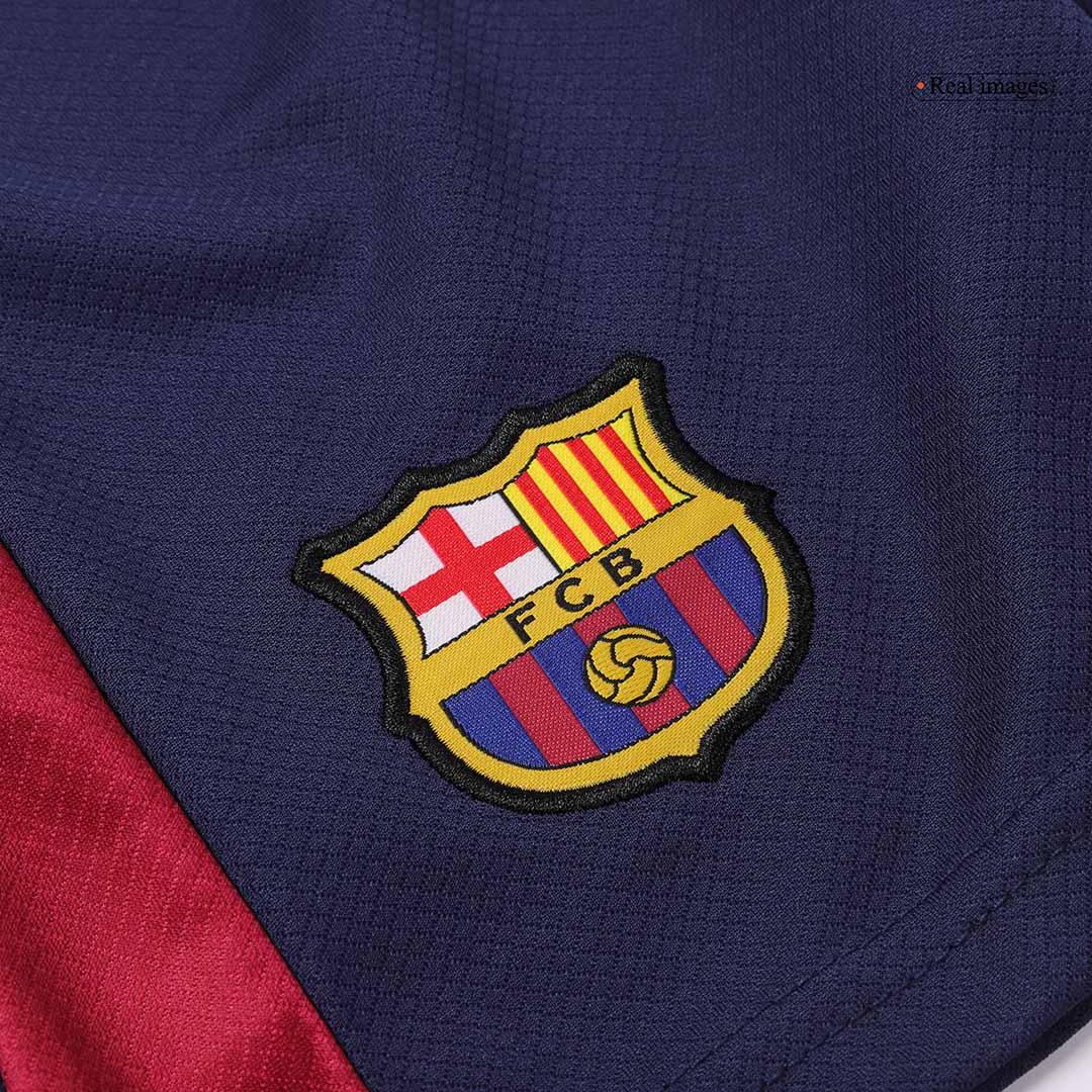 Kid's Barcelona Home  Soccer Jersey Kit(Jersey+Shorts) 2024/25-Spotify Logo Without Text footmaillots.fr