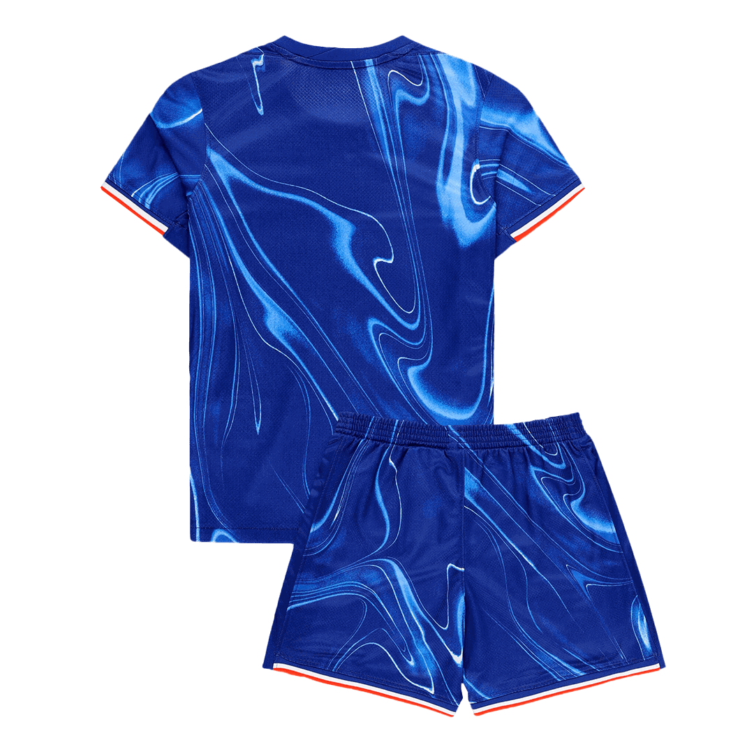 Kid's Chelsea Home  Soccer Jersey Kit(Jersey+Shorts) 2024/25 footmaillots.fr