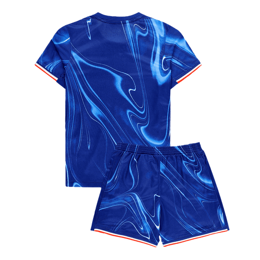 Kid's Chelsea Home  Soccer Jersey Kit(Jersey+Shorts) 2024/25 footmaillots.fr