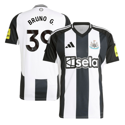 BRUNO G. #39 Newcastle United Home  Soccer Jersey 2024/25 footmaillots.fr