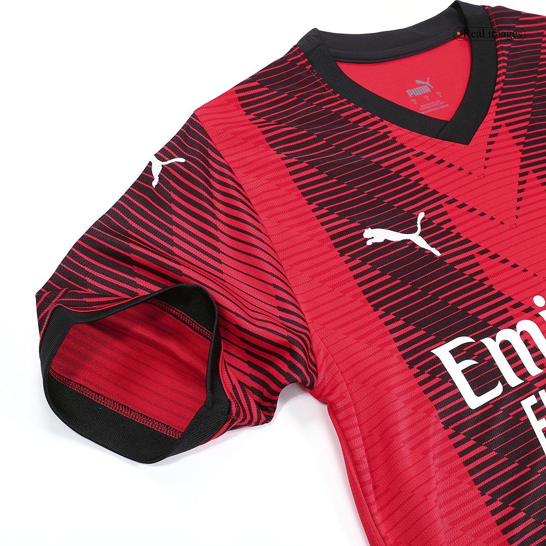 RAFA LE?O #10 AC Milan Home  Soccer Jersey 2023/24 footmaillots.fr